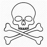 Toxic Poison Danger Piracy Outlines Iconfinder sketch template