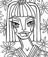 Coloring Pages Jenny Manno Funky sketch template