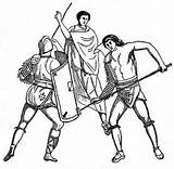 Gladiator Netart Designlooter Swords Romain Celtique sketch template