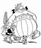 Obelix Asterix sketch template