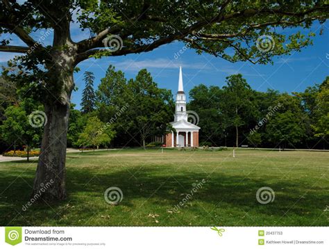 white church stock image image  branches country