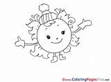 Coloring Pages Hat Sun Printable Sheet Title sketch template