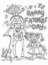 Father Coloring Happy Pages Fathers Funny Printable Cards Card Kids Color Printables Sheets Wuppsy Children sketch template