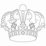 Crown Coloring Pages Royal King Family Crowns Royals Princess Printable Color Kansas City Print Drawing Getdrawings Wand Fors Tremendous Magic sketch template