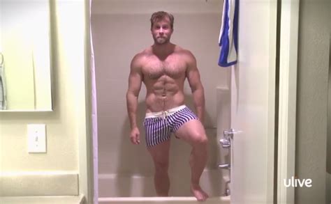 craig ramsay demonstrates exercises you can do in the shower queerty