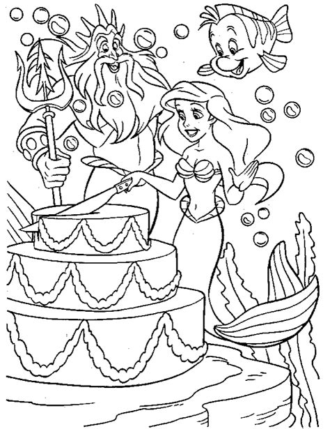 printable  mermaid coloring page coloringpagebookcom