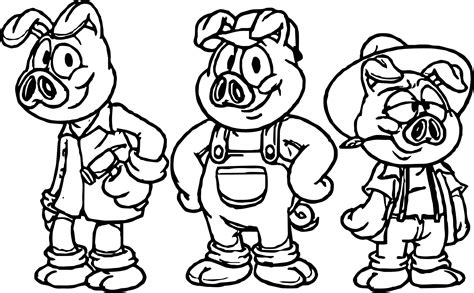 dessin cochon pigs eating chat cochons petits coloriages les coloriage
