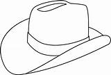 Hat Cowboy Coloring Printable Clipart Outline Clip Stencil Template Cowgirl Drawing Cliparts Boot Hats Cartoon Western Simple Pages Designs Clipartbest sketch template