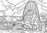 Spinosaurus Colorir Espinossauro Ausmalbilder Coloriage Dinosaure Dinossauros Dinossauro Raskrasil Dinosaures sketch template
