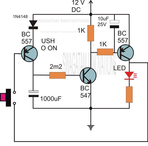 simple delay timer circuits explained