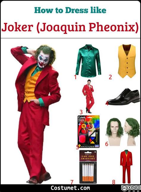joker joaquin phoenix costume  cosplay halloween