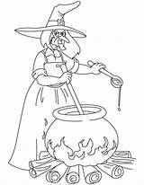 Witch Ghost Making Food Coloring Kids sketch template