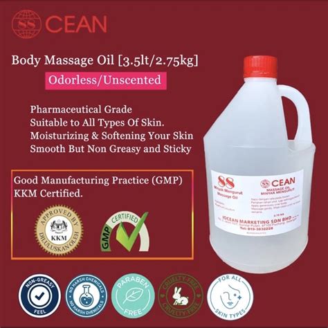 Ocean 88 Massage Oil [odorless][non Sticky Body Massage Oil] [approved
