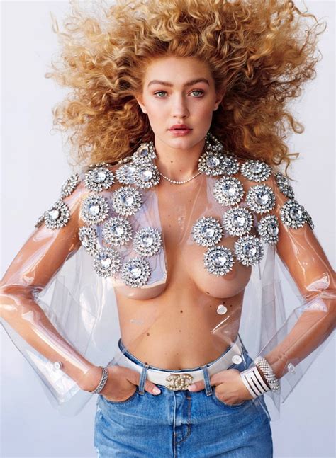 Gigi Hadid Topless For V Magazine Of The Day