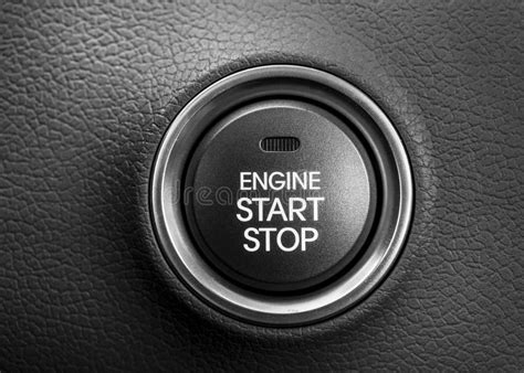 engine start button stock image image  power ignition