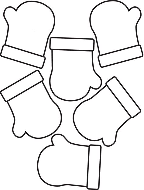 mitten coloring pages coloring home