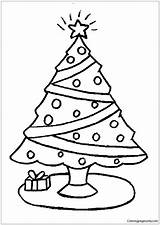 Tree Christmas Pages Kids Coloring Color Print Coloringpagesonly sketch template