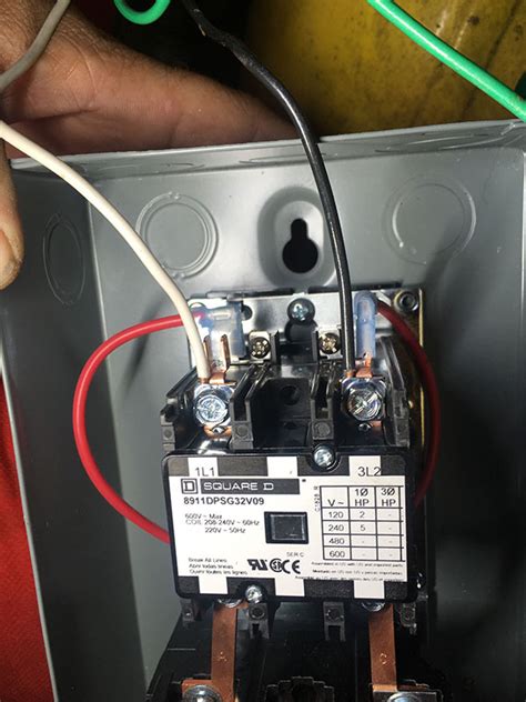 wiring  square  pressure switch