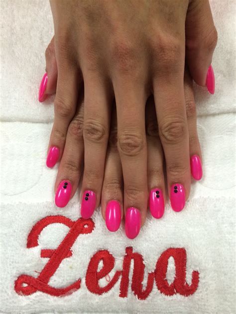 hot pink nail spa nail designs nails