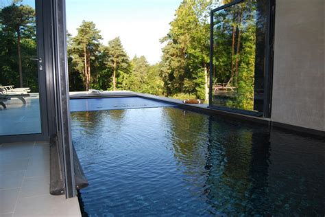 indoor outdoor swimming pool backyard design ideas