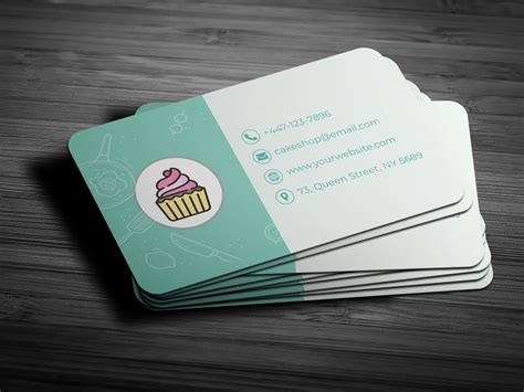 cake shop business card template business card templates creative market