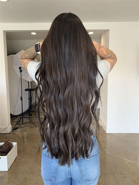 hair goals brown wavy hair long hair styles dark brown long hair