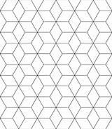 Tessellation Patterns Pattern Coloring Block Tumbling Blocks Pages Etc Worksheets Clipart Print Tessellations Printable Geometric Hexagonal Templates Seamless Abstract Kids sketch template