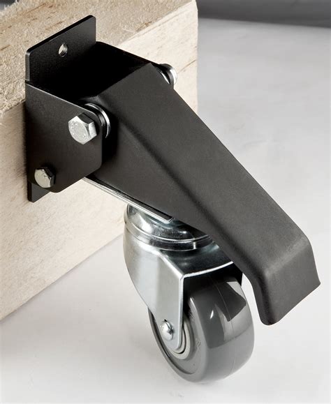 rockler caster kit   touch lift mechanism mobilizes