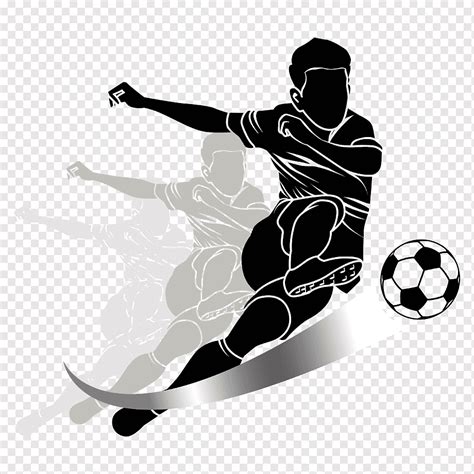 soccer player illustration football player kick sport football logo
