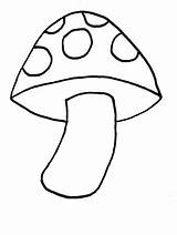 Mushroom Coloring Autumn Pages Advertisement Coloriage sketch template