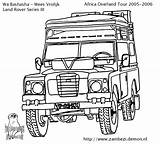Rover Landrover Coloring Defender Santana Dibujillos Unos Rovers Tapak Rawa Kiezen Coloringhome sketch template