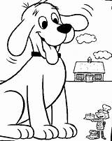 Coloring Pages Clifford Dog Allkidsnetwork Kids Crafts Fall Thanksgiving sketch template