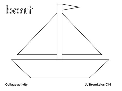 boat template  jufromleics teaching resources tes
