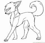 Anime Fox Coloring Pages Drawing Printable Getdrawings sketch template