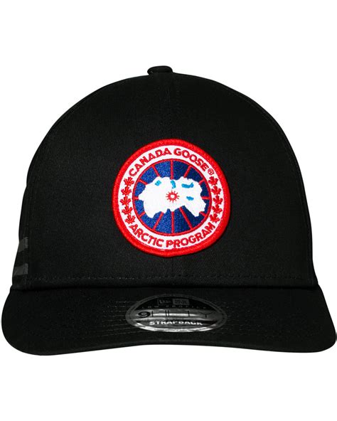 Canada Goose Logo Cap Black Hos