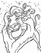 Simba Coloring Pages Printable Colouring Kids Lion Disney King Sheet Crayola Baby sketch template