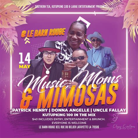 Music Moms And Mimosa S A Mother S Day Brunch 14 May 2023