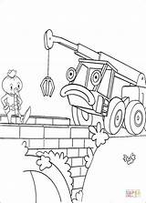 Lofty Coloring Pages Spud Bob Angry Builder Printable A4 Silhouettes Categories sketch template