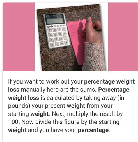 pin  weight loss calculator