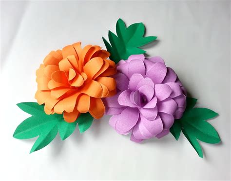 diy paper flower     flowers rosettes papercraft  cut