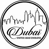 Emirates Coloring Arab United Dubai Template sketch template