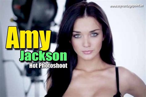 Amy Jackson Superhot Photoshoot In Black Lingerie