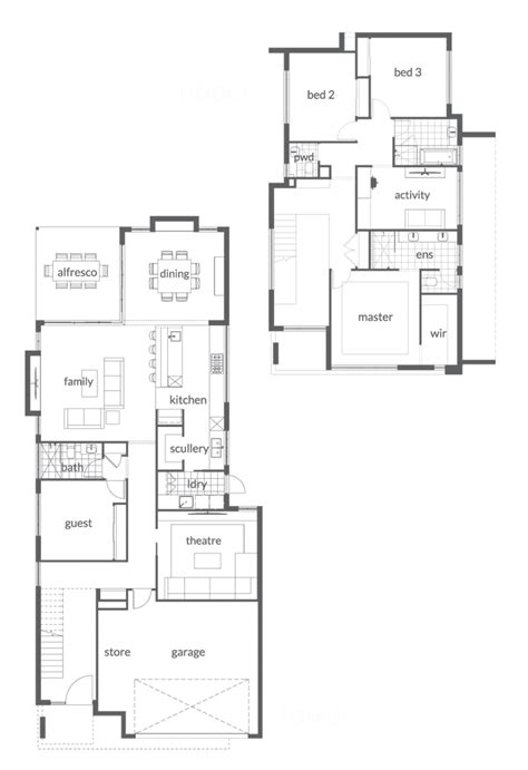 industrie industrial style house plan home designers perth