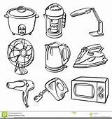 Clipart Appliances Electrical Clip Clker Large sketch template