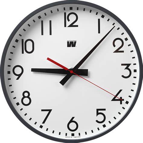 analogue indoor clock  seconds westerstrand