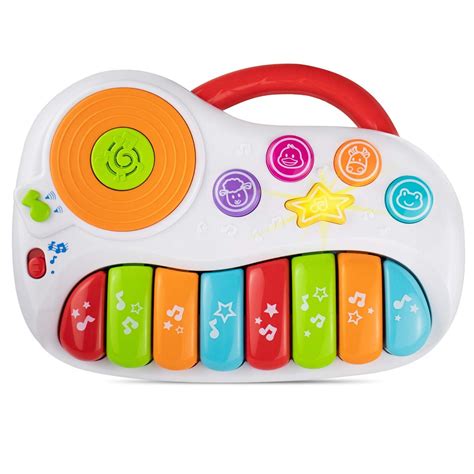 kiddolab toddler piano learning toy dj mixer colorful kids musical instruments educational