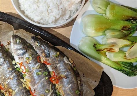 Sea Bass With Coconut Rice And Pak Choi Recipe By Nicolehooper Cookpad