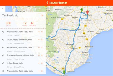 google maps route planner  reactjs
