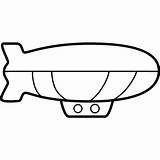 Zeppelin Blimp Pngegg Airship Angle sketch template