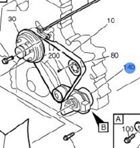 volvo  engine fan belt diagram